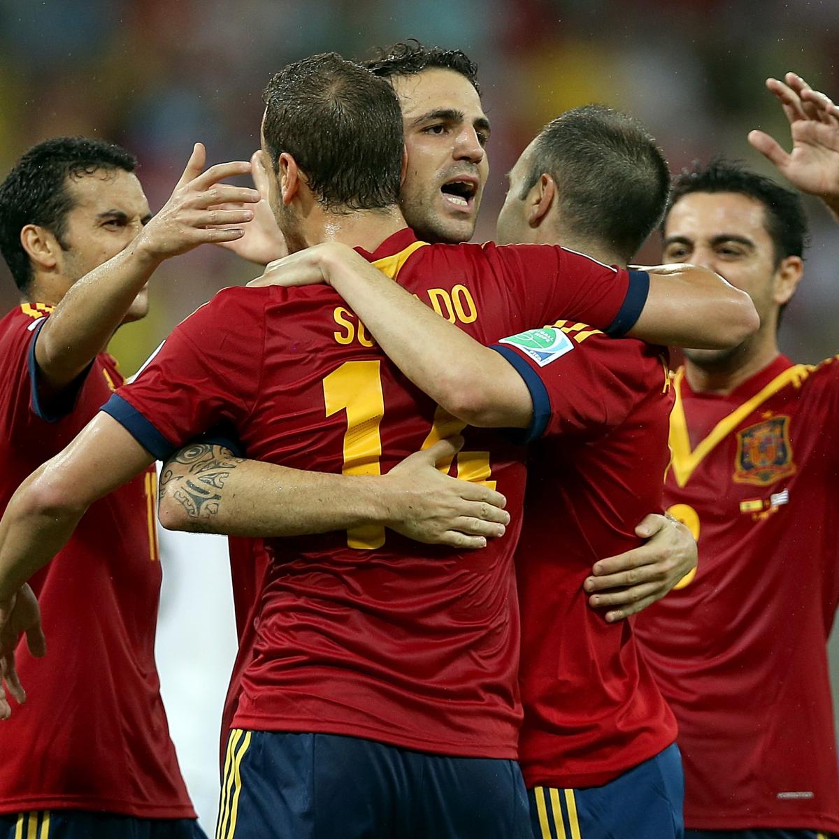 Confederations Cup 2014 Player Ratings from Spain 21 Uruguay News