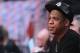 HOUSTON, TX - FEBRUARY 17: Rapper Jay-Z looks on during the 2013 NBA All-Star game at the Toyota Center on February 17, 2013 in Houston, Texas. NOTE TO USER: User expressly acknowledges and agrees that, by downloading and or using this photograph, User is consenting to the terms and conditions of the Getty Images License Agreement. (Photo by Ronald Martinez/Getty Images)