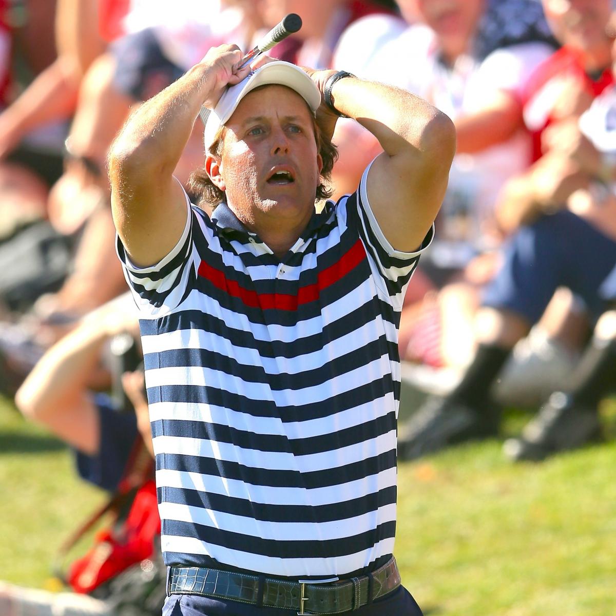 Ranking the Most Heartbreaking Moments of Phil Mickelson's Career