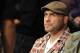 February 4, 2012; Las Vegas, NV, USA; Retired UFC fighter Randy Couture sits in attendance during UFC 143 at the Mandalay Bay Events Center. Mandatory Credit: Kelvin Kuo-USA TODAY Sports