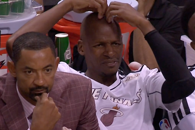 Ray Allen Reacts to Danny Green Breaking His NBA Finals Three-Point Record | Bleacher Report