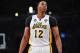 March 10, 2013; Los Angeles, CA, USA; Los Angeles Lakers center Dwight Howard (12) during a stoppage in play against the Chicago Bulls during the second half at Staples Center. Mandatory Credit: Gary A. Vasquez-USA TODAY Sports