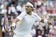June 28, 2012; London, ENGLAND; Rafael Nadal (ESP) reacts during his match against Lukas Rosol (CZE) on day four of the 2012 Wimbledon Championships at the All England Lawn Tennis Club. Mandatory Credit: Susan Mullane-USA TODAY Sports