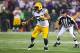 Oct 23, 2011; Minneapolis, MN, USA; Green Bay Packers linebacker Desmond Bishop (55) against the Minnesota Vikings at the Metrodome. The Packers defeated the Vikings 33-27. Mandatory Credit: Brace Hemmelgarn-USA TODAY Sports