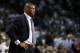 May 3, 2013; Boston, MA, USA; Boston Celtics head coach Doc Rivers watches from the sideline as they take on the New York Knicks in game six of the first round of the 2013 NBA Playoffs at TD Garden. The New York Knicks defeated the Celtics 88-80. Mandatory Credit: David Butler II-USA TODAY Sports