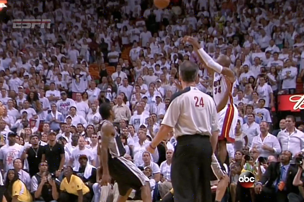 Ray Allen Sends Game 6 To OT With A Clutch Three | Bleacher Report ...
