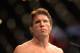 Jul. 7, 2012; Las Vegas, NV, USA; UFC fighter Chael Sonnen in the ring prior to his fight against Anderson Silva (not pictured) during a middleweight bout in UFC 148 at the MGM Grand Garden Arena. Mandatory Credit: Mark J. Rebilas-USA TODAY Sports
