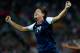 LONDON, ENGLAND - AUGUST 09: Abby Wambach #14 of United States reacts after a goal by Carli Lloyd #10 in the second halfagainst Japan during the Women's Football gold medal match on Day 13 of the London 2012 Olympic Games at Wembley Stadium on August 9, 2012 in London, England. (Photo by Jamie Squire/Getty Images)
