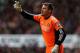 Pointing his way to a dream move to Anfield this summer, but will Simon Mignolet prove an able replacement for Reina?