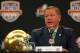 FORT LAUDERDALE, FL - JANUARY 06: Notre Dame Fighting Irish head coach Brian Kelly spreaks with members of the media during the Discover BCS National Championship Head Coaches Press Conference on January 6, 2013 in Fort Lauderdale, Florida. (Photo by Mike Ehrmann/Getty Images)