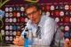 DONETSK, UKRAINE - JUNE 23: In this handout image provided by UEFA, Coach Laurent Blanc of France talks to the media after the UEFA EURO 2012 Quarter Final match between Spain and France on June 23, 2012 in Donetsk, Ukraine. (Photo by Handout/UEFA via Getty Images)