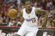 Apr 20, 2013; Los Angeles, CA, USA; Los Angeles Clippers point guard Eric Bledsoe (12) drives downcourt against the Memphis Grizzlies during game one of the first round of the 2013 NBA Playoffs at the Staples Center. Mandatory Credit: Richard Mackson-USA TODAY Sports