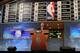 NEWARK, NJ - JUNE 28: NBA Commissioner David Stern announces the number thirty overall pick by the Golden State Warriors during the first round of the 2012 NBA Draft at Prudential Center on June 28, 2012 in Newark, New Jersey. NOTE TO USER: User expressly acknowledges and agrees that, by downloading and/or using this Photograph, user is consenting to the terms and conditions of the Getty Images License Agreement. (Photo by Elsa/Getty Images)