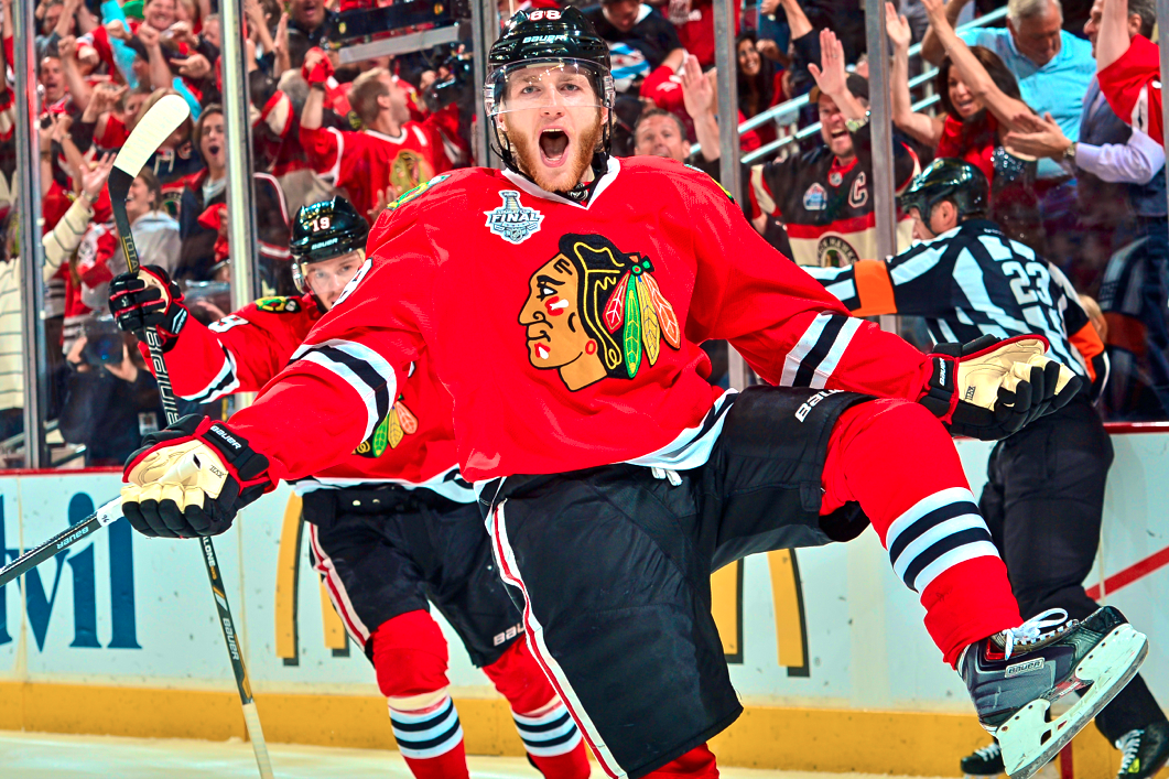 2013 Stanley Cup Playoffs - Patrick Kane finds a way to help