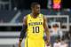 Mar 31, 2013; Arlington, TX, USA; Michigan Wolverines guard Tim Hardaway Jr. (10) during the first half against the Florida Gators in the South regional final game of the 2013 NCAA Tournament at Cowboys Stadium. Mandatory Credit: Kevin Jairaj-USA TODAY Sports