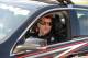 Tony Stewart gets ready to take media on a thrilling pace car ride at Daytona International Speedway. Credit: Dwight Drum
