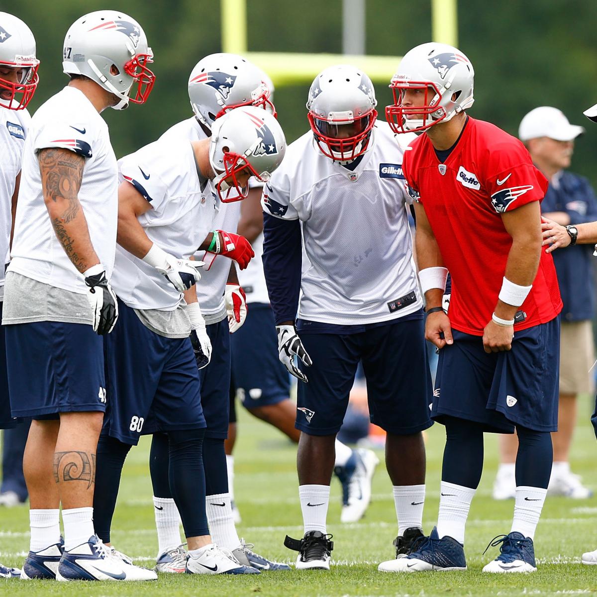 Full Training Camp Roster Breakdown for Patriots News, Scores