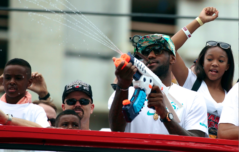 NBA Finals 2013: Miami Heat repeat as champions, and the celebration begins  