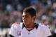 OAKLAND, CA - NOVEMBER 04: Josh Freeman #5 of the Tampa Bay Buccaneers stands on the sidelines during their game against the Oakland Raiders at O.co Coliseum on November 4, 2012 in Oakland, California. (Photo by Ezra Shaw/Getty Images)