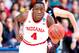 DAYTON, OH - MARCH 24: Victor Oladipo #4 of the Indiana Hoosiers handles the ball against the Temple Owls in the second half during the third round of the 2013 NCAA Men's Basketball Tournament at UD Arena on March 24, 2013 in Dayton, Ohio. (Photo by Joe Robbins/Getty Images)