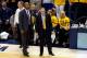 INDIANAPOLIS, IN - MAY 28: (L-R) Assistant coach Brian Shaw and head coach Frank Vogel of the Indiana Pacers look on against the Miami Heat during Game Four of the Eastern Conference Finals of the 2013 NBA Playoffs at Bankers Life Fieldhouse on May 28, 2013 in Indianapolis, Indiana. NOTE TO USER: User expressly acknowledges and agrees that, by downloading and or using this photograph, User is consenting to the terms and conditions of the Getty Images License Agreement. (Photo by Joe Robbins/Getty Images)