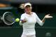 LONDON, ENGLAND - JUNE 24: Maria Sharapova of Russia plays a forehand during her Ladies' Singles first round match against Kristina Mladenovic of France on day one of the Wimbledon Lawn Tennis Championships at the All England Lawn Tennis and Croquet Club on June 24, 2013 in London, England. (Photo by Clive Brunskill/Getty Images)