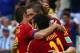 FORTALEZA, BRAZIL - JUNE 23: Fernando Torres of Spain (C) celebrates with Pedro (R) and Jordi Alba (L) as he scores their second goal during the FIFA Confederations Cup Brazil 2013 Group B match between Nigeria and Spain at Castelao on June 23, 2013 in Fortaleza, Brazil. (Photo by Robert Cianflone/Getty Images)