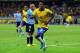 BELO HORIZONTE, BRAZIL - JUNE 26: Paulinho of Brazil celebrates scoring the winning goal to make the score 2-1 during the FIFA Confederations Cup Brazil 2013 Semi Final match between Brazil and Uruguay at Governador Magalhaes Pinto Estadio Mineirao on June 26, 2013 in Belo Horizonte, Brazil. (Photo by Michael Regan/Getty Images)