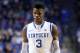 LEXINGTON, KY - FEBRUARY 09: Nerlens Noel #3 of the Kentucky Wildcats walks down the court during the game against the Auburn Tigers at Rupp Arena on February 9, 2013 in Lexington, Kentucky. (Photo by Andy Lyons/Getty Images)