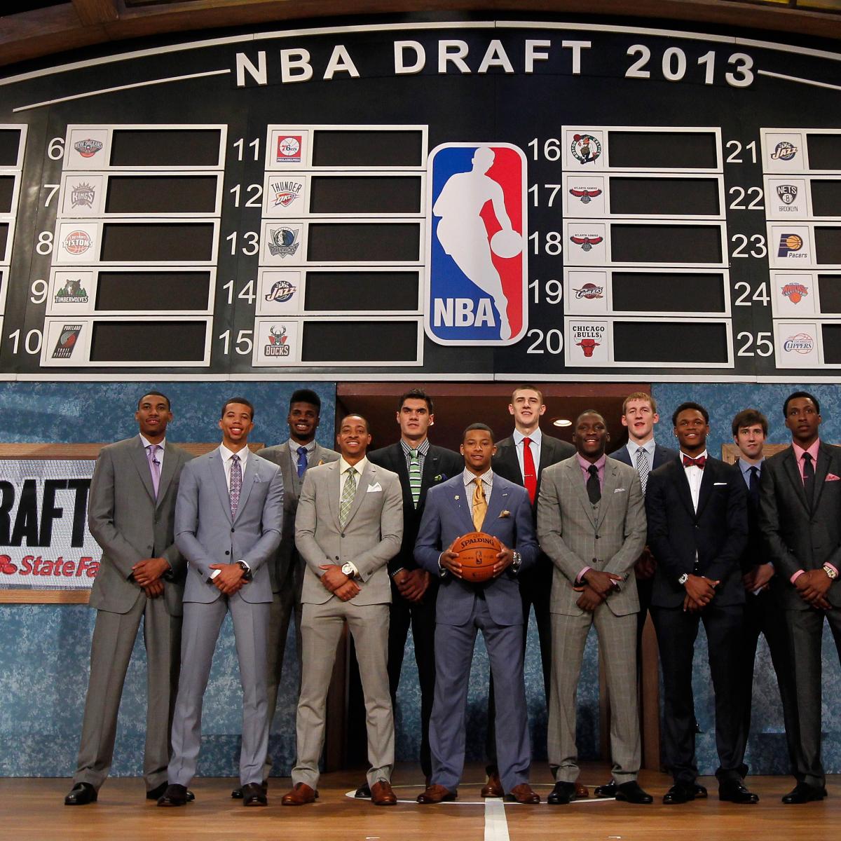 50 Amazing Pictures of NBA Superstars on Draft Day News, Scores