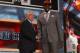 NEW YORK, NY - JUNE 27: Anthony Bennett of UNLV poses for a photo with NBA Commissioner David Stern after Bennett was drafted #1 overall by the Cleveland Cavaliers during the 2013 NBA Draft at Barclays Center on June 27, 2013 in in the Brooklyn Bourough of New York City. NOTE TO USER: User expressly acknowledges and agrees that, by downloading and/or using this Photograph, user is consenting to the terms and conditions of the Getty Images License Agreement. (Photo by Mike Stobe/Getty Images)