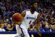 MEMPHIS, TN - DECEMBER 15: Adonis Thomas #4 of the Memphis Tigers rabs a rebound during a game against the Louisville Cardinals at FedExForum on December 15, 2012 in Memphis, Tennessee. (Photo by Stacy Revere/Getty Images)