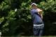 Jun 29, 2013; Bethesda, MD, USA; Andres Romero with his tee shot on the fifth during the third round of AT&T National at Congressional Country Club. Mandatory Credit: Allan Henry-USA TODAY Sports