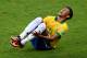 BELO HORIZONTE, BRAZIL - JUNE 26: Neymar of Brazil reacts during the FIFA Confederations Cup Brazil 2013 Semi Final match between Brazil and Uruguay at Governador Magalhaes Pinto Estadio Mineirao on June 26, 2013 in Belo Horizonte, Brazil. (Photo by Laurence Griffiths/Getty Images)