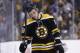 May 10, 2013; Boston, MA, USA; Boston Bruins center Tyler Seguin (19) reacts to being defeated by the Toronto Maple Leafs 2-1 in game five of the first round of the 2013 Stanley Cup Playoffs at TD Garden. Mandatory Credit: Greg M. Cooper-USA TODAY Sports