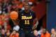 Dec 6, 2012; Syracuse, NY, USA; Long Beach State 49ers guard/forward James Ennis (11) dribbles the ball up court during the second half against the Syracuse Orange at the Carrier Dome. Syracuse defeated Long Beach State 84-53. Mandatory Credit: Rich Barnes-USA TODAY Sports
