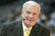 MILWAUKEE - MARCH 3: ESPN college basketball analyst Digger Phelps gives life commentary before the game between the Marquette Golden Eagles and the Pittsburgh Panthers on March 3, 2007 at the Bradley Center in Milwaukee, Wisconsin. (Photo by Jonathan Daniel/Getty Images)