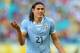 SALVADOR, BRAZIL - JUNE 30: Edinson Cavani of Uruguay reacts during the FIFA Confederations Cup Brazil 2013 3rd Place match between Uruguay and Italy at Estadio Octavio Mangabeira (Arena Fonte Nova Salvador) on June 30, 2013 in Salvador, Brazil. (Photo by Clive Mason/Getty Images)