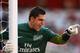 LONDON, ENGLAND - JULY 30: Vito Mannone of Arsenal directs his defence during the Emirates Cup match between Arsenal and Boca Juniors at the Emirates Stadium on July 30, 2011 in London, England. (Photo by Richard Heathcote/Getty Images)