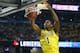 ATLANTA, GA - APRIL 08: Glenn Robinson III #1 of the Michigan Wolverines dunks in the first half against the Louisville Cardinals during the 2013 NCAA Men's Final Four Championship at the Georgia Dome on April 8, 2013 in Atlanta, Georgia. (Photo by Streeter Lecka/Getty Images)