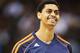 January 20, 2013; Denver, CO, USA; Oklahoma City Thunder guard Jeremy Lamb (11) warms up before the first half against the Denver Nuggets at the Pepsi Center. Mandatory Credit: Chris Humphreys-USA TODAY Sports