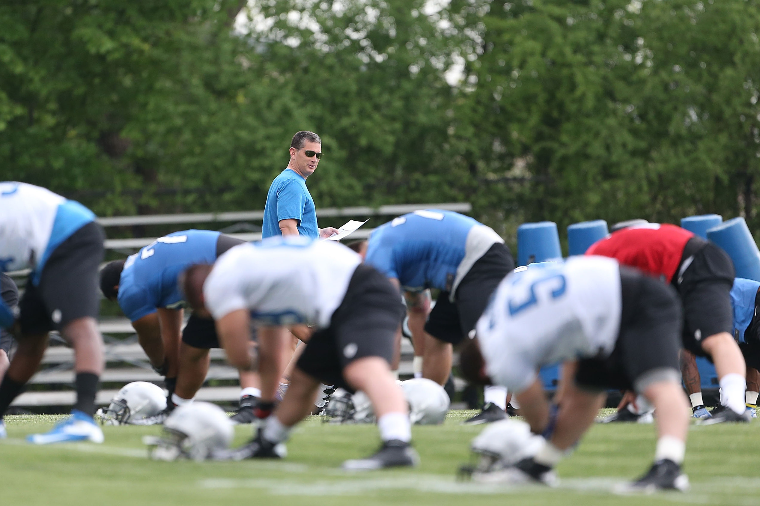 Detroit Lions training camp: First day of pads energizes team