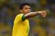 RIO DE JANEIRO, BRAZIL - JUNE 30: Thiago Silva of Brazil points during the FIFA Confederations Cup Brazil 2013 Final match between Brazil and Spain at Maracana on June 30, 2013 in Rio de Janeiro, Brazil. (Photo by Laurence Griffiths/Getty Images)