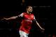 LONDON, ENGLAND - OCTOBER 03: Aaron Ramsey of Arsenal celebrates after scoring his team's third goal during the UEFA Champions League Group B match between Arsenal FC and Olympiacos FC at Emirates Stadium on October 03, 2012 in London, England. (Photo by Mike Hewitt/Getty Images)
