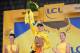 TOURS, FRANCE - JULY 11: Chris Froome of SKY Procycling celebrates on the podium after retaining the general classification lead and Maillot Jaune after stage twelve of the 2013 Tour de France, a 218KM road stage from Fougeres to Tours, on July 11, 2013 in Tours, France. (Photo by Bryn Lennon/Getty Images)