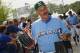 KANSAS CITY, MO - JULY 08: Former MLB player Rollie Fingers attends the 2012 Taco Bell All-Star Legends & Celebrity Softball Game at Kauffman Stadium on July 8, 2012 in Kansas City, Missouri. (Photo by Rick Diamond/Getty Images)