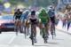 SAINT-AMAND-MONTROND, FRANCE - JULY 12: Mark Cavendish of Great Britain riding for Omega Pharma-Quick Step celebrates as he crosses the finish line to win stage thirteen of the 2013 Tour de France, a 173KM road stage from Tours to Saint-Amand-Montrond on July 12, 2013 in Saint-Amand-Montrond, France. (Photo by Doug Pensinger/Getty Images)