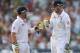 NOTTINGHAM, ENGLAND - JULY 12: Ian Bell (L) and Stuart Broad of England touch gloves during day three of the 1st Investec Ashes Test match between England and Australia at Trent Bridge Cricket Ground on July 12, 2013 in Nottingham, England. (Photo by Gareth Copley/Getty Images)