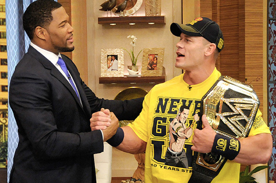 John Cena to 'Wrestle' Michael Strahan on Live with Kelly and Michael | Bleacher Report | Latest ...