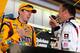 Kyle Busch and Ryan Newman in friendlier times.